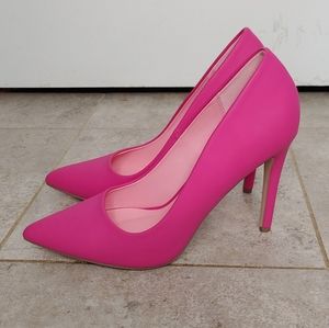 My Delicious Shoes Fuschia Pink Cindy-s Pumps